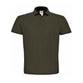 Polo ID.001 Uomo marrone / XS - personalizzabile con logo