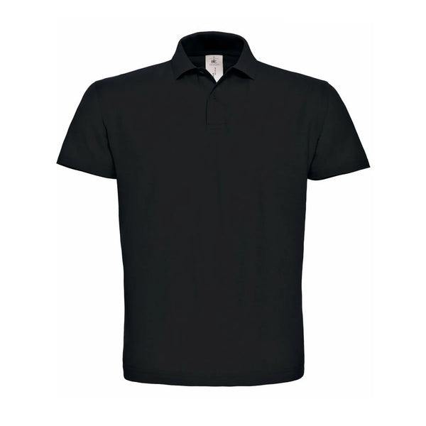 Polo ID.001 Uomo nero / XS - personalizzabile con logo