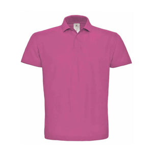 Polo ID.001 Uomo rosa / XS - personalizzabile con logo