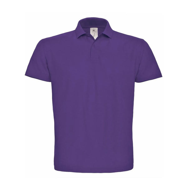 Polo ID.001 Uomo viola / XS - personalizzabile con logo