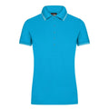 Polo Ladies azzurro / S - personalizzabile con logo