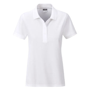 Polo Ladies Basic bianco / S - personalizzabile con logo
