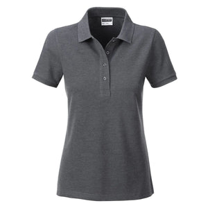 Polo Ladies Basic black-heather / S - personalizzabile con logo
