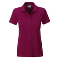 Polo Ladies Basic bordeaux / S - personalizzabile con logo