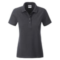 Polo Ladies Basic graphite / S - personalizzabile con logo