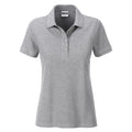 Polo Ladies Basic grey-heather / S - personalizzabile con logo