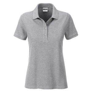 Polo Ladies Basic grey-heather / S - personalizzabile con logo