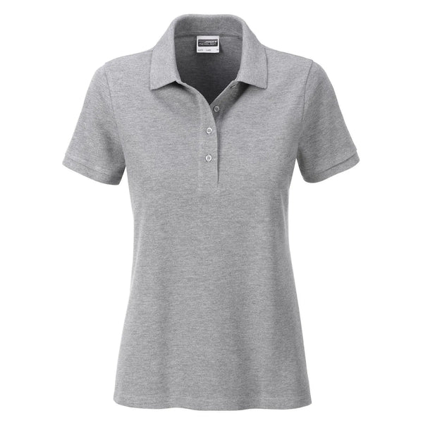 Polo Ladies Basic grey-heather / S - personalizzabile con logo