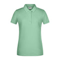 Polo Ladies Basic jade-green / S - personalizzabile con logo