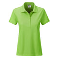 Polo Ladies Basic lime-green / S - personalizzabile con logo