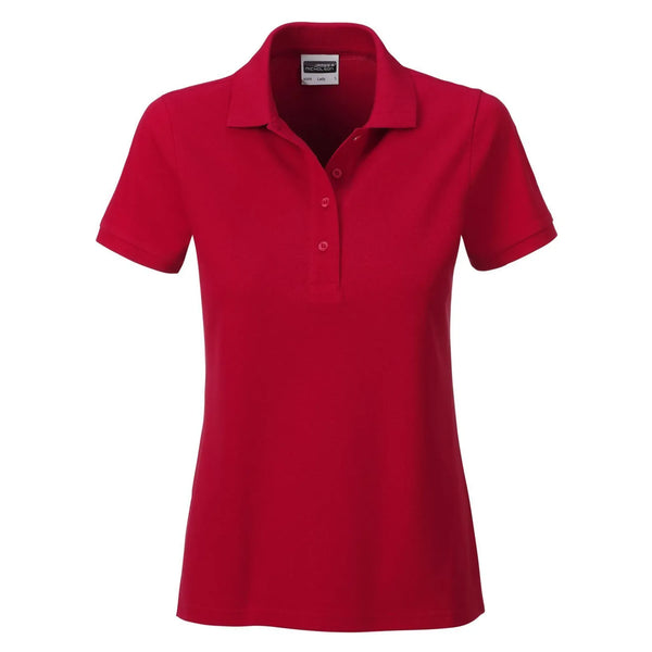 Polo Ladies Basic rosso / S - personalizzabile con logo