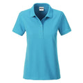 Polo Ladies Basic turquoise / S - personalizzabile con logo