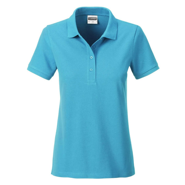 Polo Ladies Basic turquoise / S - personalizzabile con logo