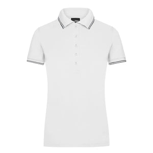 Polo Ladies bianco / S - personalizzabile con logo