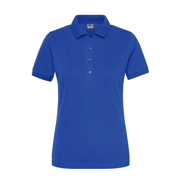 Polo Ladies Bio Stretch- Work - Solid royal / XS - personalizzabile con logo