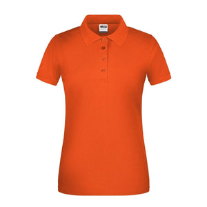 Polo Ladies Bio Workwear arancione / XS - personalizzabile con logo