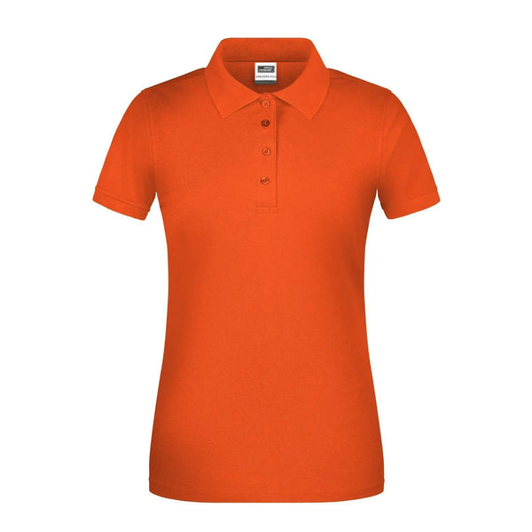 Polo Ladies Bio Workwear arancione / XS - personalizzabile con logo