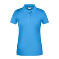 Polo Ladies Bio Workwear azzurro / XS - personalizzabile con logo