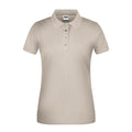 Polo Ladies Bio Workwear beige / XS - personalizzabile con logo