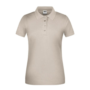 Polo Ladies Bio Workwear beige / XS - personalizzabile con logo