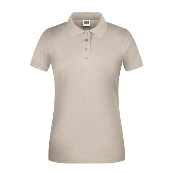 Polo Ladies Bio Workwear beige / XS - personalizzabile con logo