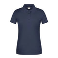 Polo Ladies Bio Workwear blu / XS - personalizzabile con logo