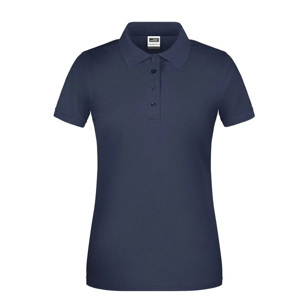Polo Ladies Bio Workwear blu / XS - personalizzabile con logo