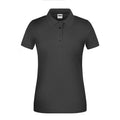 Polo Ladies Bio Workwear dark-grey / XS - personalizzabile con logo