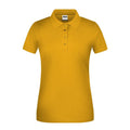 Polo Ladies Bio Workwear giallo / XS - personalizzabile con logo