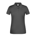 Polo Ladies Bio Workwear grigio / XS - personalizzabile con logo