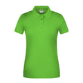 Polo Ladies Bio Workwear lime-green / XS - personalizzabile con logo