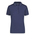 Polo Ladies Elastic blu / S - personalizzabile con logo