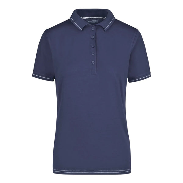Polo Ladies Elastic blu / S - personalizzabile con logo
