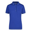 Polo Ladies Elastic royal / S - personalizzabile con logo
