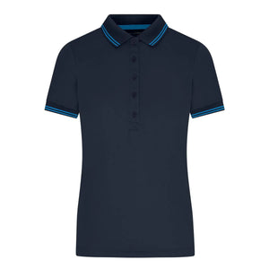 Polo Ladies Functional navy/bright-blue / XS - personalizzabile con logo
