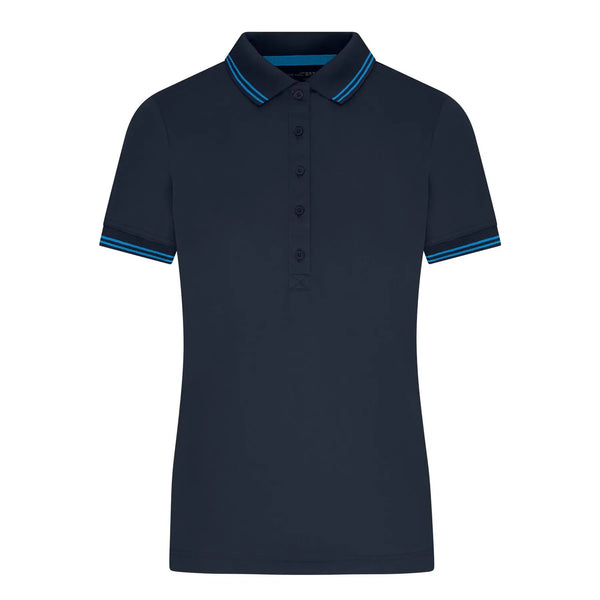 Polo Ladies Functional navy/bright-blue / XS - personalizzabile con logo