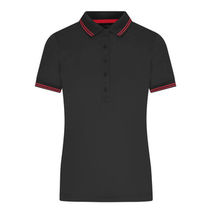 Polo Ladies Functional nero / XS - personalizzabile con logo