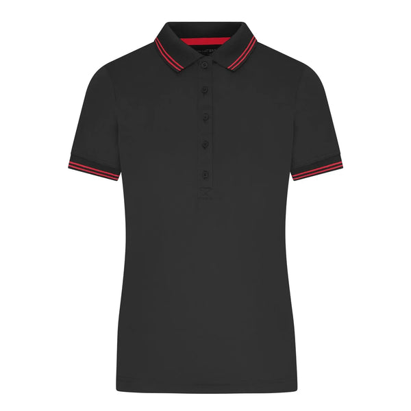 Polo Ladies Functional nero / XS - personalizzabile con logo