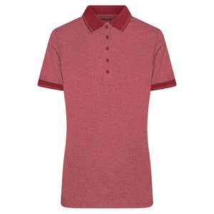 Polo Ladies Heather bordeaux / S - personalizzabile con logo