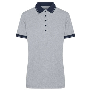 Polo Ladies Heather grigio / S - personalizzabile con logo