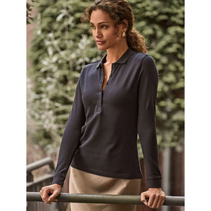 Polo Ladies Luxury Stretch Long Sleeve - personalizzabile con logo
