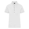 Polo Ladies Mercerised bianco / XS - personalizzabile con logo