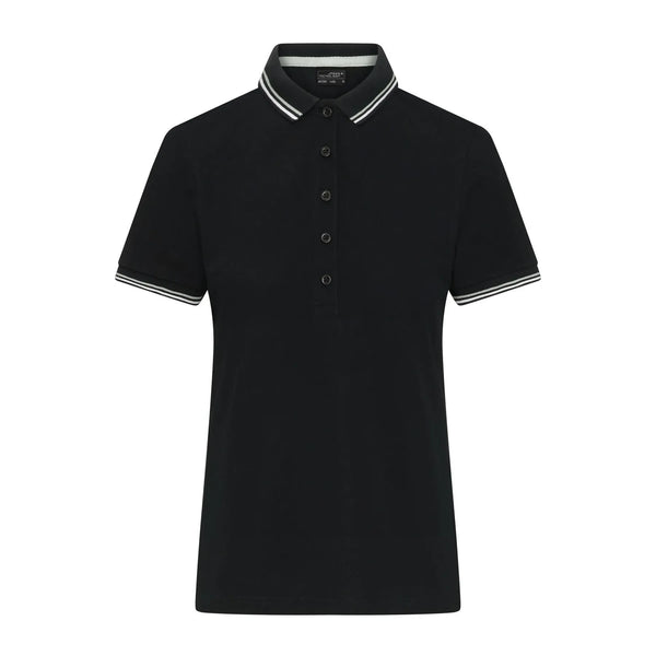 Polo Ladies nero / XS - personalizzabile con logo