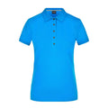 Polo Ladies Pima azzurro / S - personalizzabile con logo