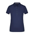 Polo Ladies Pima blu / S - personalizzabile con logo