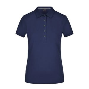 Polo Ladies Pima blu / S - personalizzabile con logo