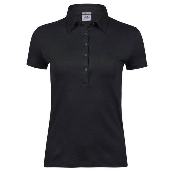 Polo Ladies Pima Cotton nero / S - personalizzabile con logo