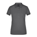 Polo Ladies Pima grigio / S - personalizzabile con logo