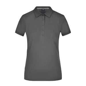 Polo Ladies Pima grigio / S - personalizzabile con logo