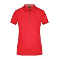 Polo Ladies Pima rosso / S - personalizzabile con logo
